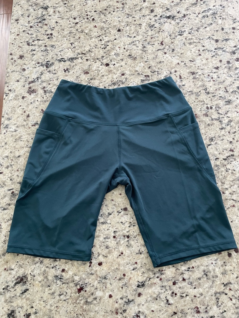 NYC Teal Active Bike Shorts
